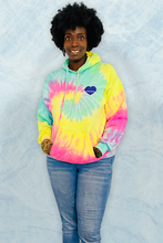Load image into Gallery viewer, Over Your Heart | Tie Dye Hoodie