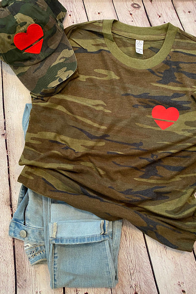 Over Your Heart | Camo Men's T-Shirt